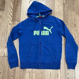 Puma zip up sweater size medium